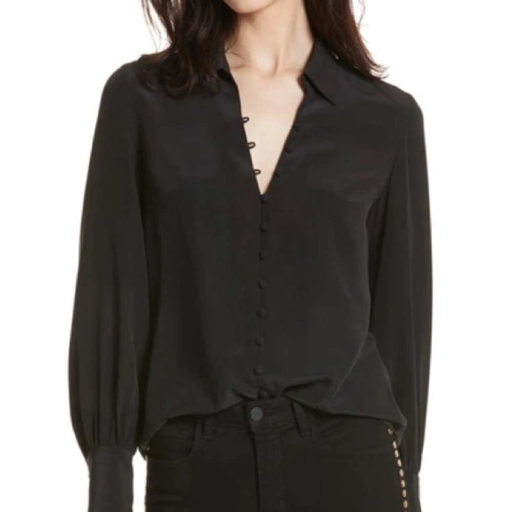 L'AGENCE Naomi Silk Blouse